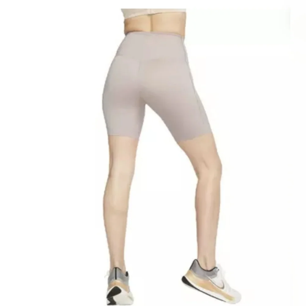 Nike Universa Women's High-Waisted 8" Biker Shorts with Pockets DQ5994-272 Sz M - Picture 4 of 10